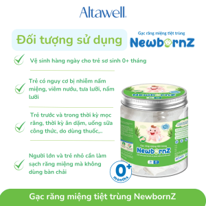 Gạc tiệt trùng NewbornZ cho trẻ sơ sinh và trẻ nhỏ