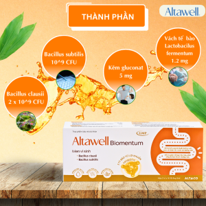 Đối tượng sử dụng men vi sinh Altawell Biomentum