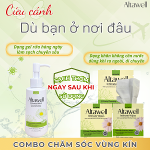 Combo chăm sóc vùng kín Altawell