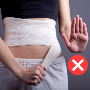 Thời gian ở cữ sau sinh mổ không nịt bụng