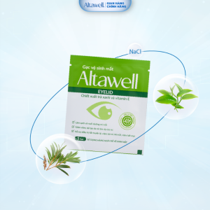 Gạc vệ sinh mắt Altawell làm sạch mí mắt