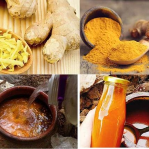 Nguyên liệu làm rượu gừng nghệ rất dễ tìm