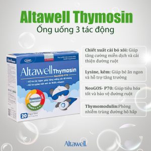 Ưu điểm của ống uống Altawell Thymosin