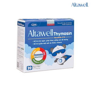Ống uống Altawell Thymosin là giải pháp hữu hiệu giúp bé ăn ngon, phát triển chiều cao và cân nặng